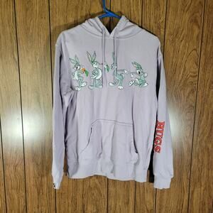 Looney Tunes Lavender Bugs Bunny Hoodie - Size M